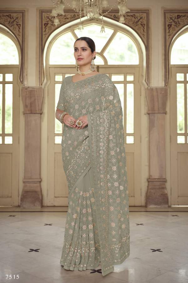 Arya Swarna 2 Party Wear Georgette Wedding Wear Heavy Latest Designer Saree Collection